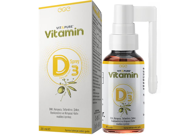 vitamin d3 sprey, sprey d3 vitamini, doğal d3 vitamini, vitamin d3, vitapure d3 sprey